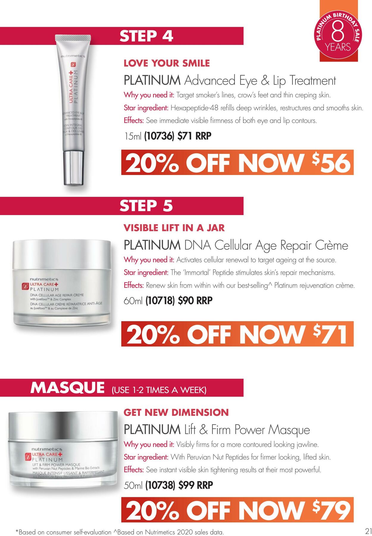 Catalogue Nutrimetics 16.08.2021 - 30.09.2021