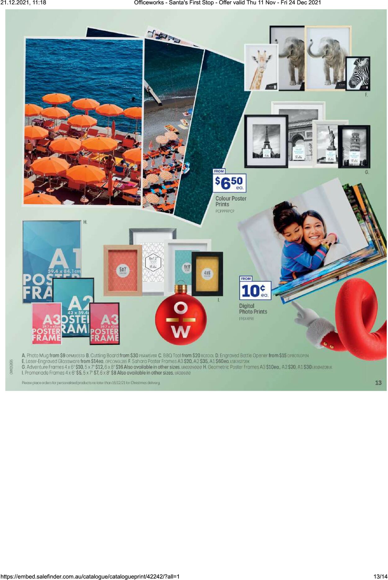 Catalogue Officeworks 11.12.2021 - 24.12.2021