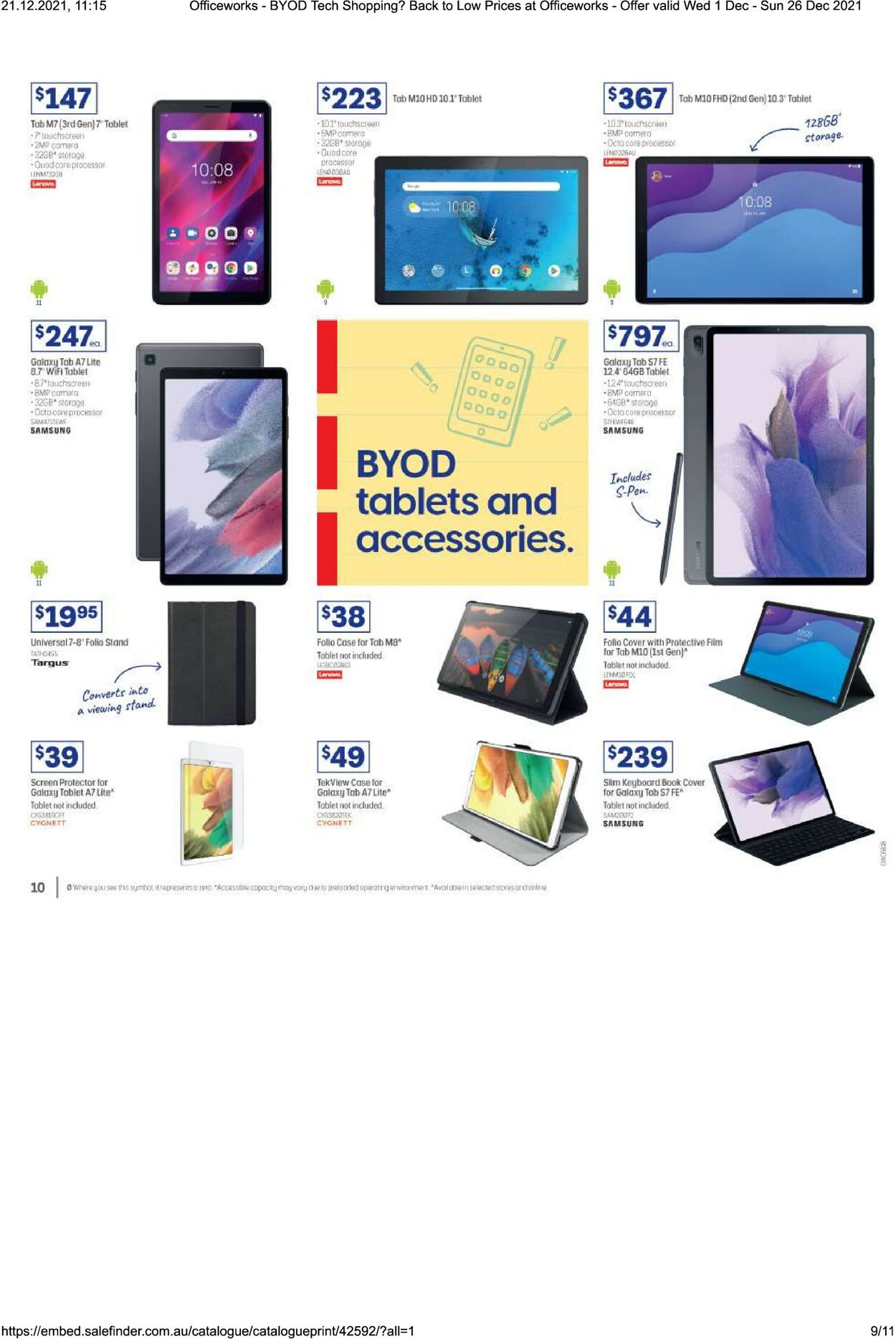 Catalogue Officeworks 01.12.2021 - 26.12.2021