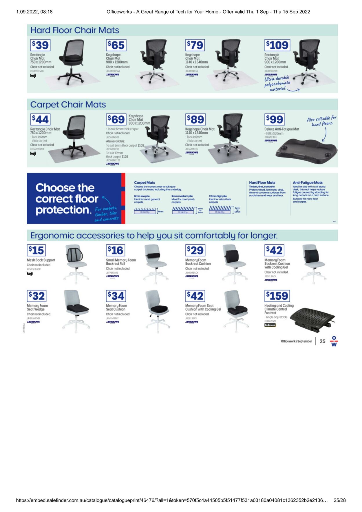 Catalogue Officeworks 01.09.2022 - 15.09.2022