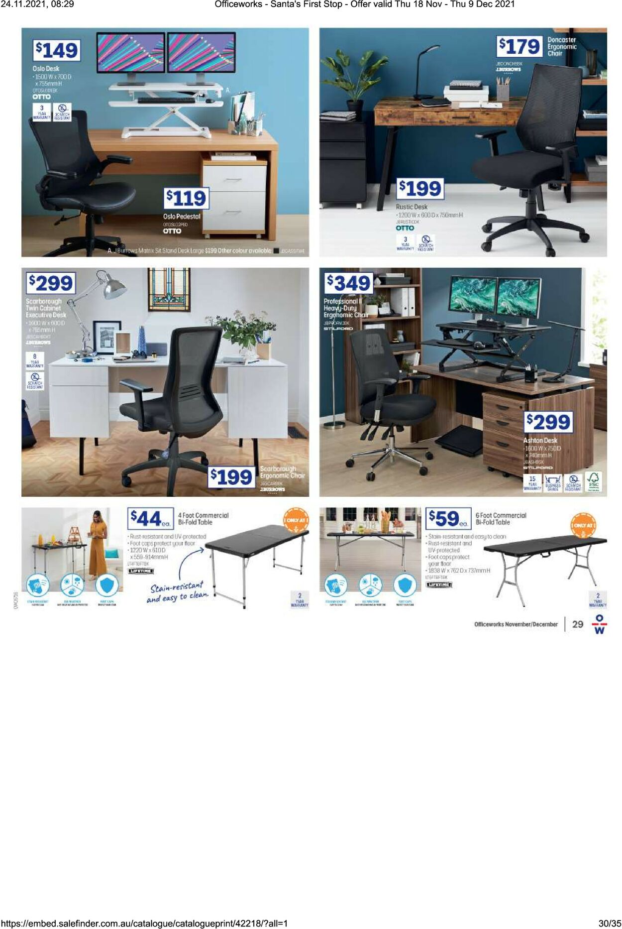 Catalogue Officeworks 18.11.2021 - 09.12.2021