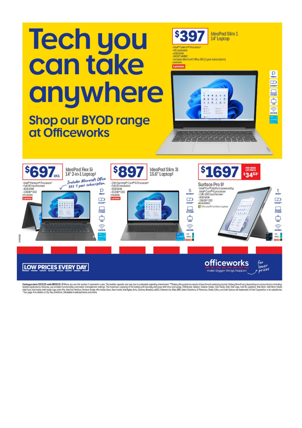 Catalogue Officeworks 22.12.2022-05.02.2023