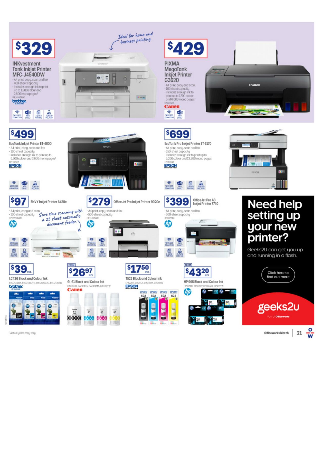 Catalogue Officeworks 02.03.2023 - 15.03.2023