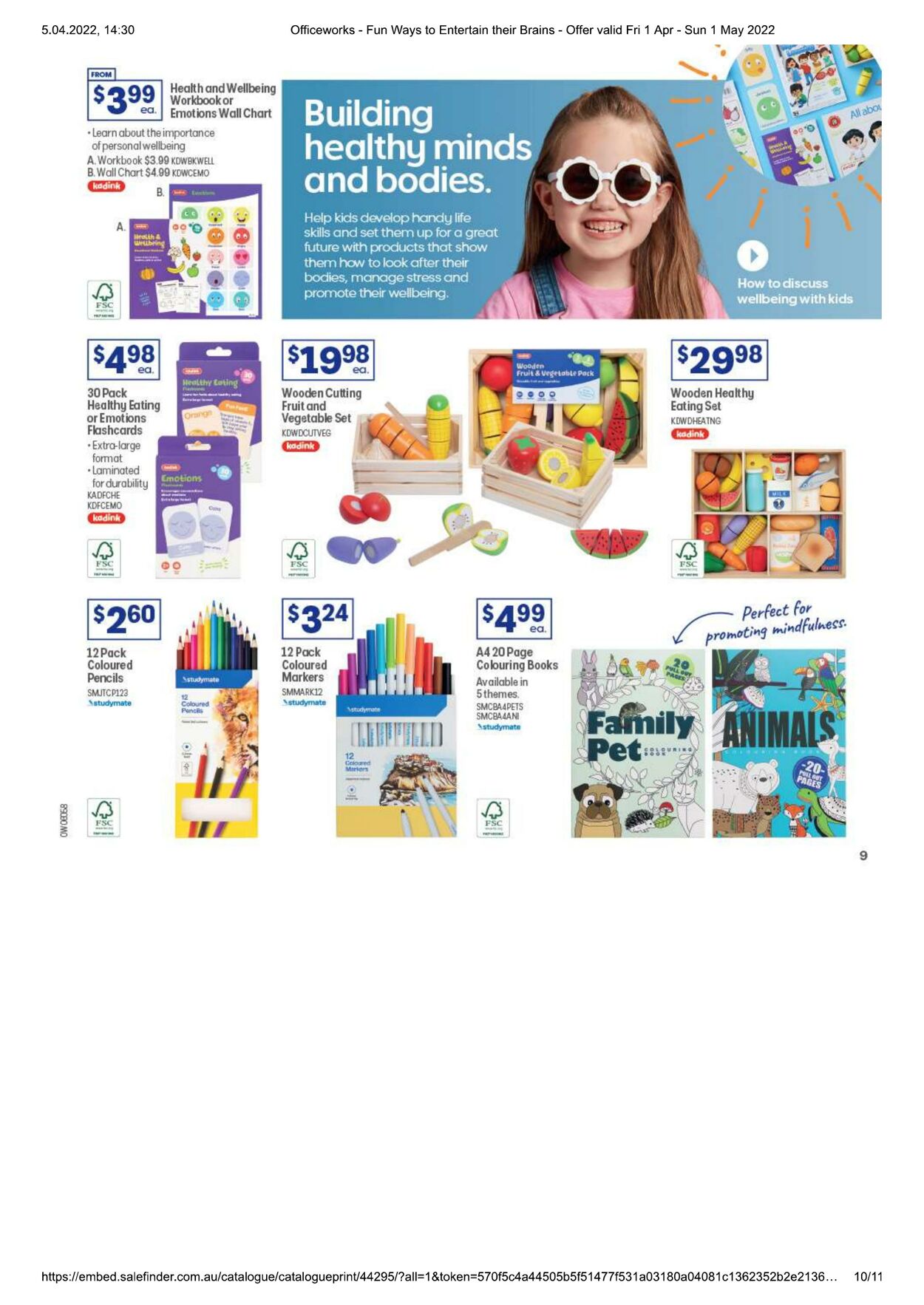 Catalogue Officeworks 01.04.2022 - 01.05.2022