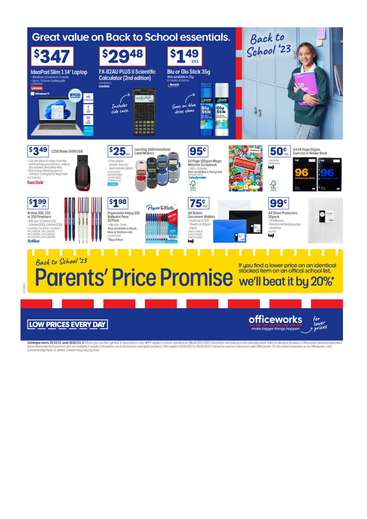 Catalogue Officeworks 25.12.2022-04.01.2023