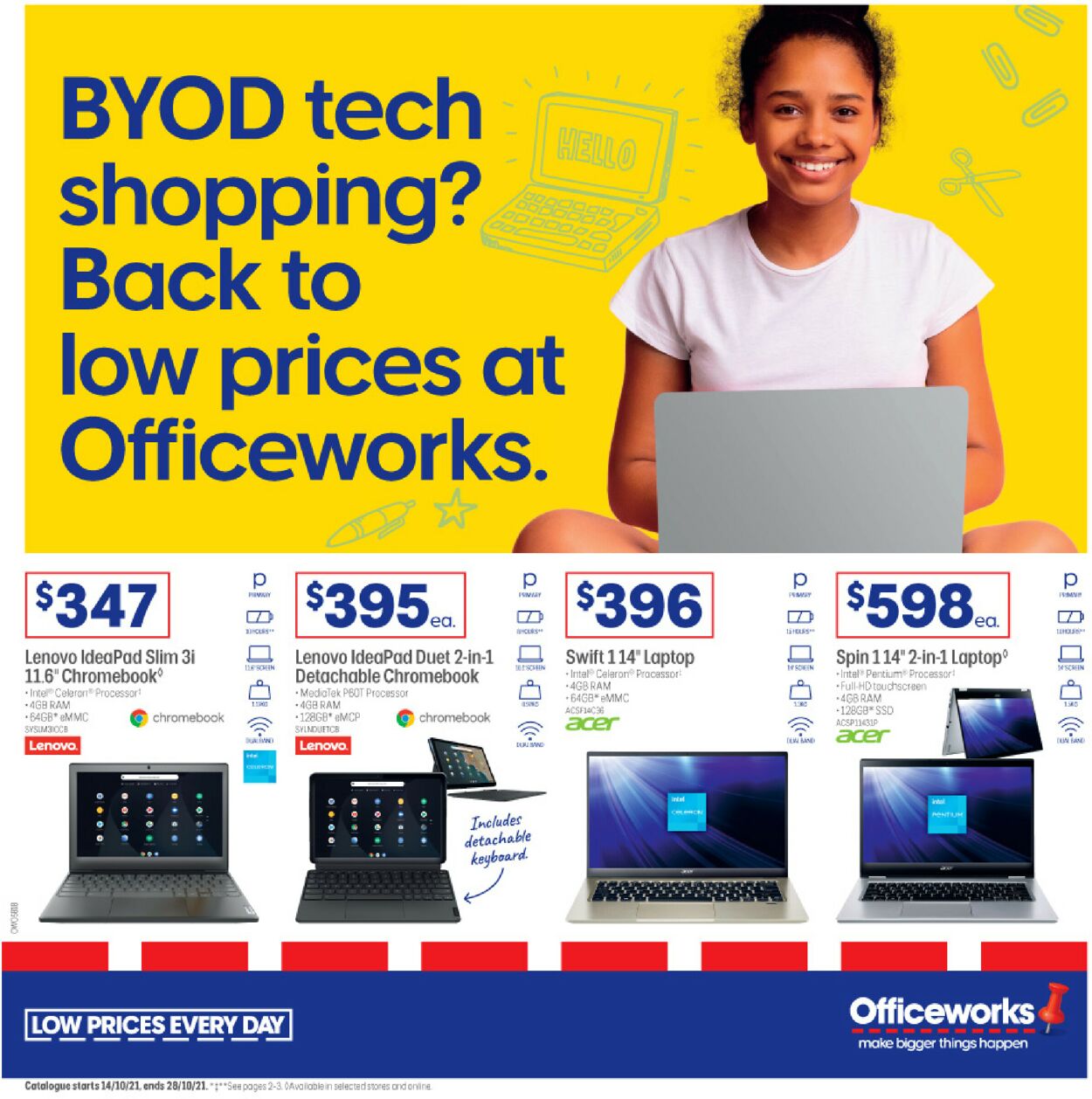 Catalogue Officeworks 14.10.2021 - 21.11.2021
