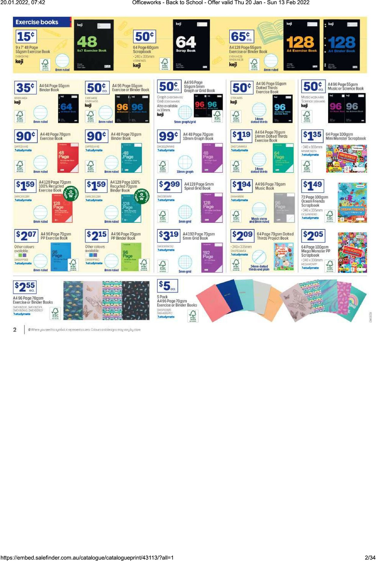 Catalogue Officeworks 20.01.2022 - 13.02.2022