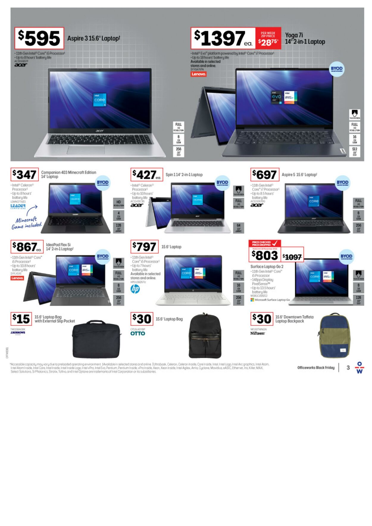 Catalogue Officeworks 21.11.2022 - 28.11.2022