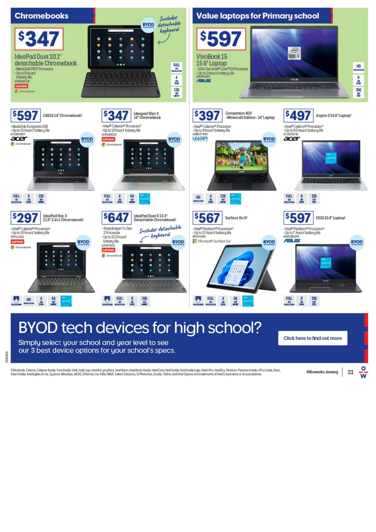 Catalogue Officeworks 05.01.2023 - 18.01.2023