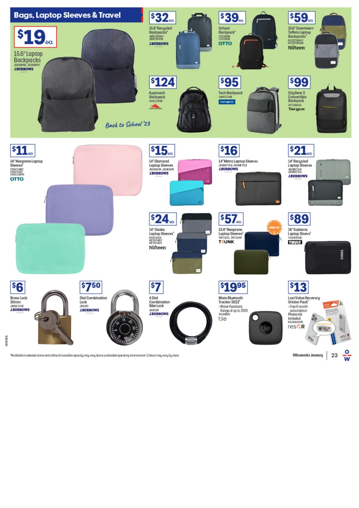 Catalogue Officeworks 05.01.2023 - 18.01.2023