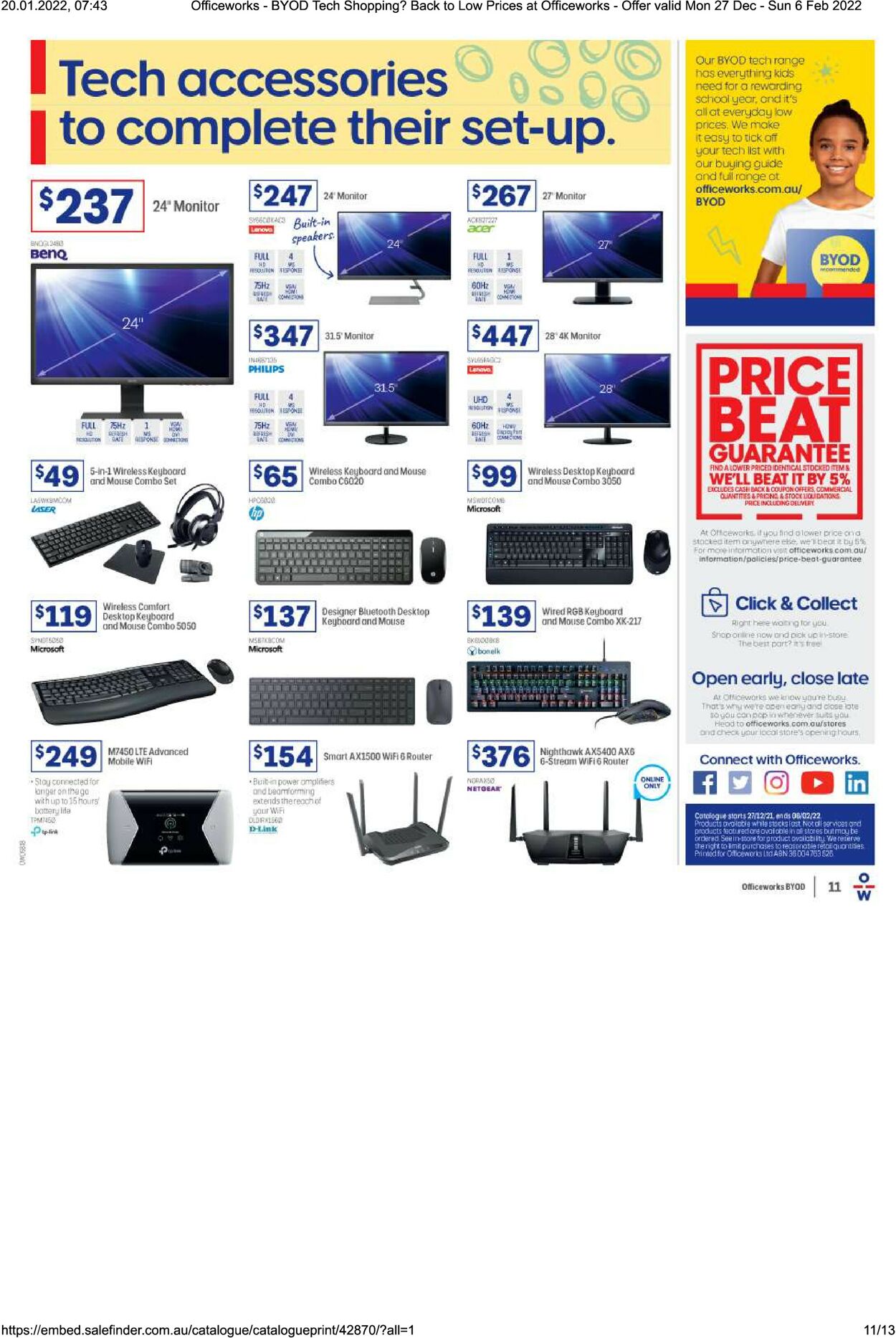 Catalogue Officeworks 27.01.2022 - 06.02.2022