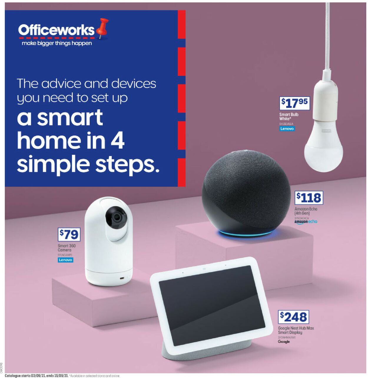Catalogue Officeworks 02.09.2021 - 15.09.2021