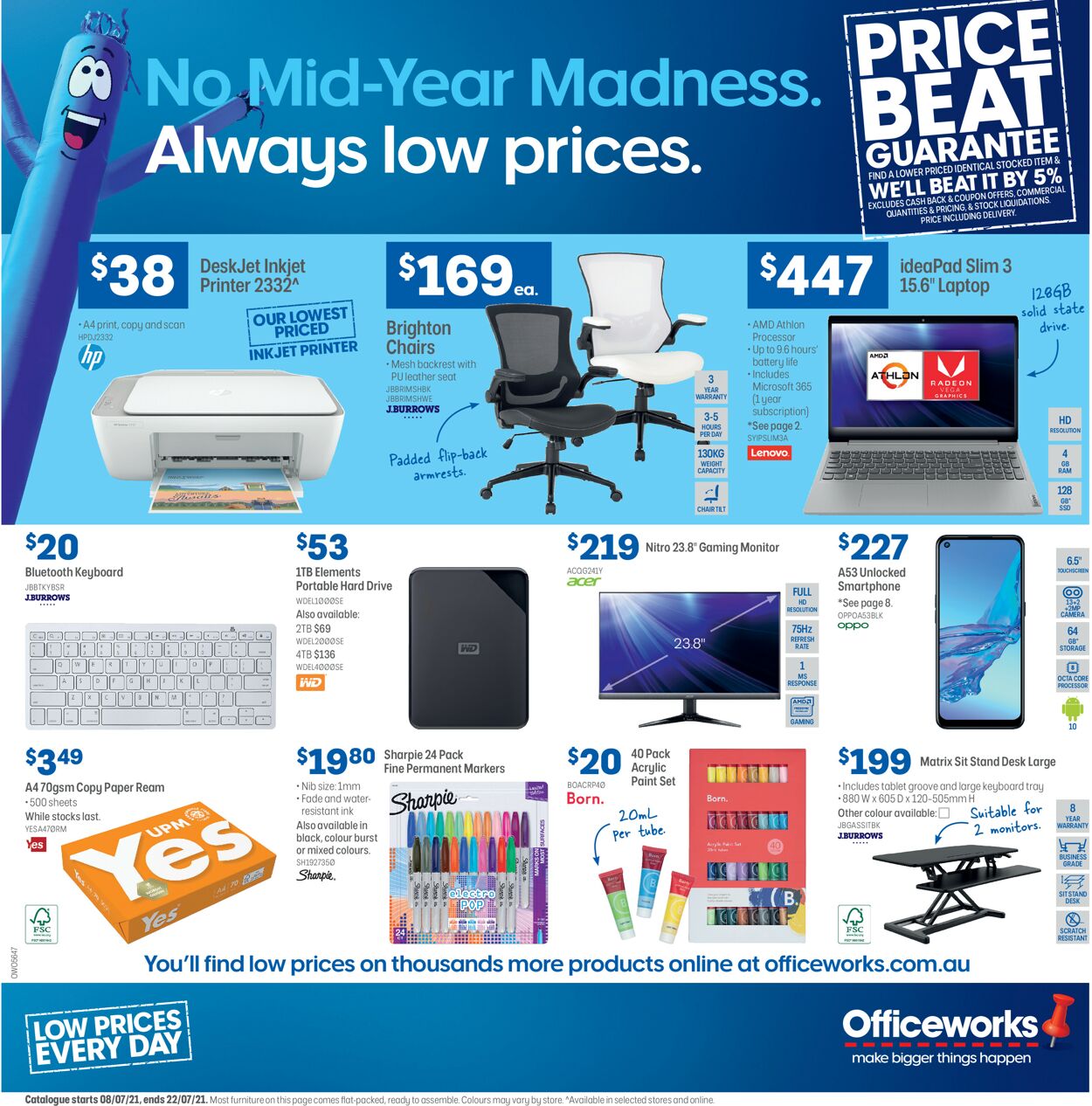 Catalogue Officeworks 16.07.2021 - 22.07.2021