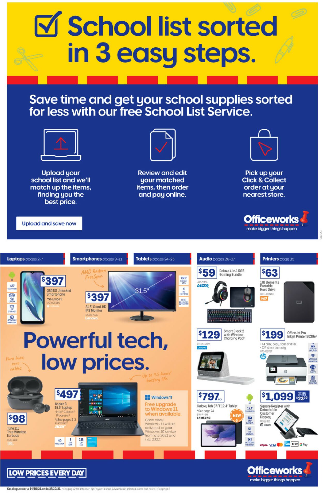 Catalogue Officeworks 14.10.2021-27.10.2021