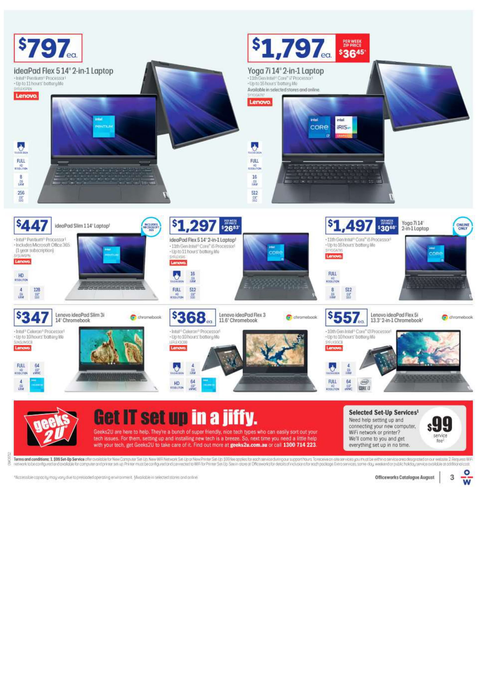 Catalogue Officeworks 29.08.2021 - 07.09.2021