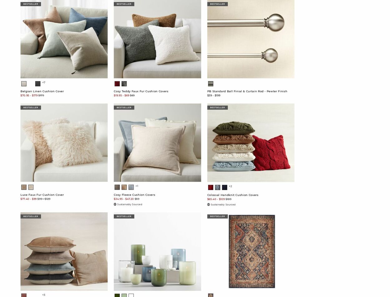 Catalogue Pottery Barn 20.11.2023 - 29.11.2023