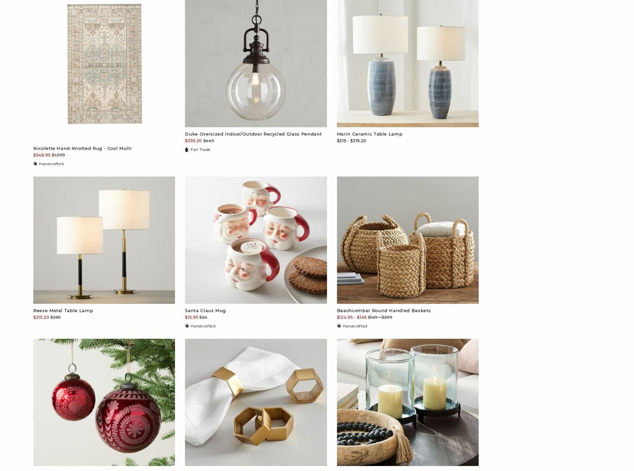 Catalogue Pottery Barn 16.10.2023 - 25.10.2023