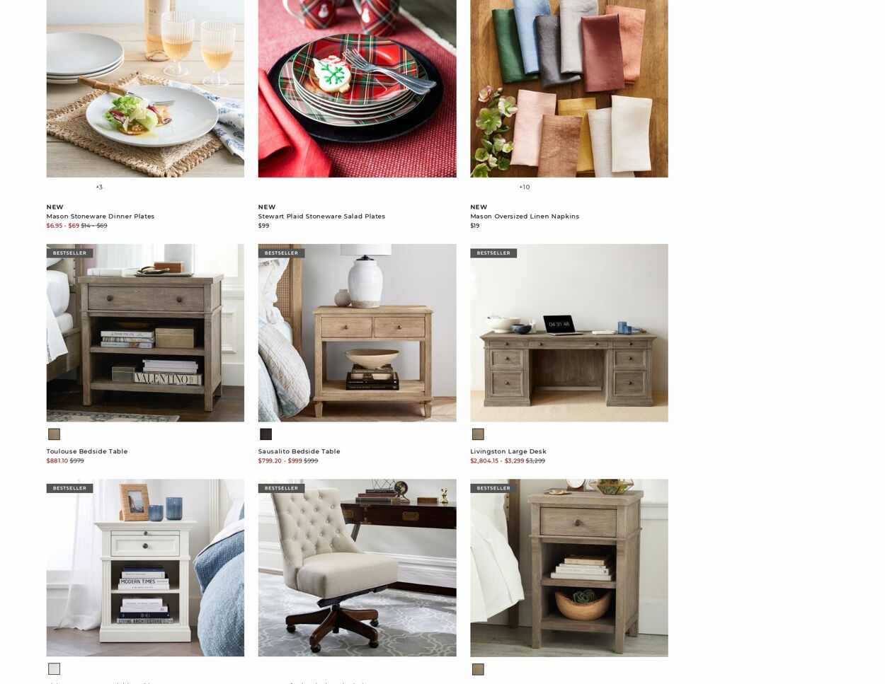 Catalogue Pottery Barn 02.10.2023 - 16.10.2023