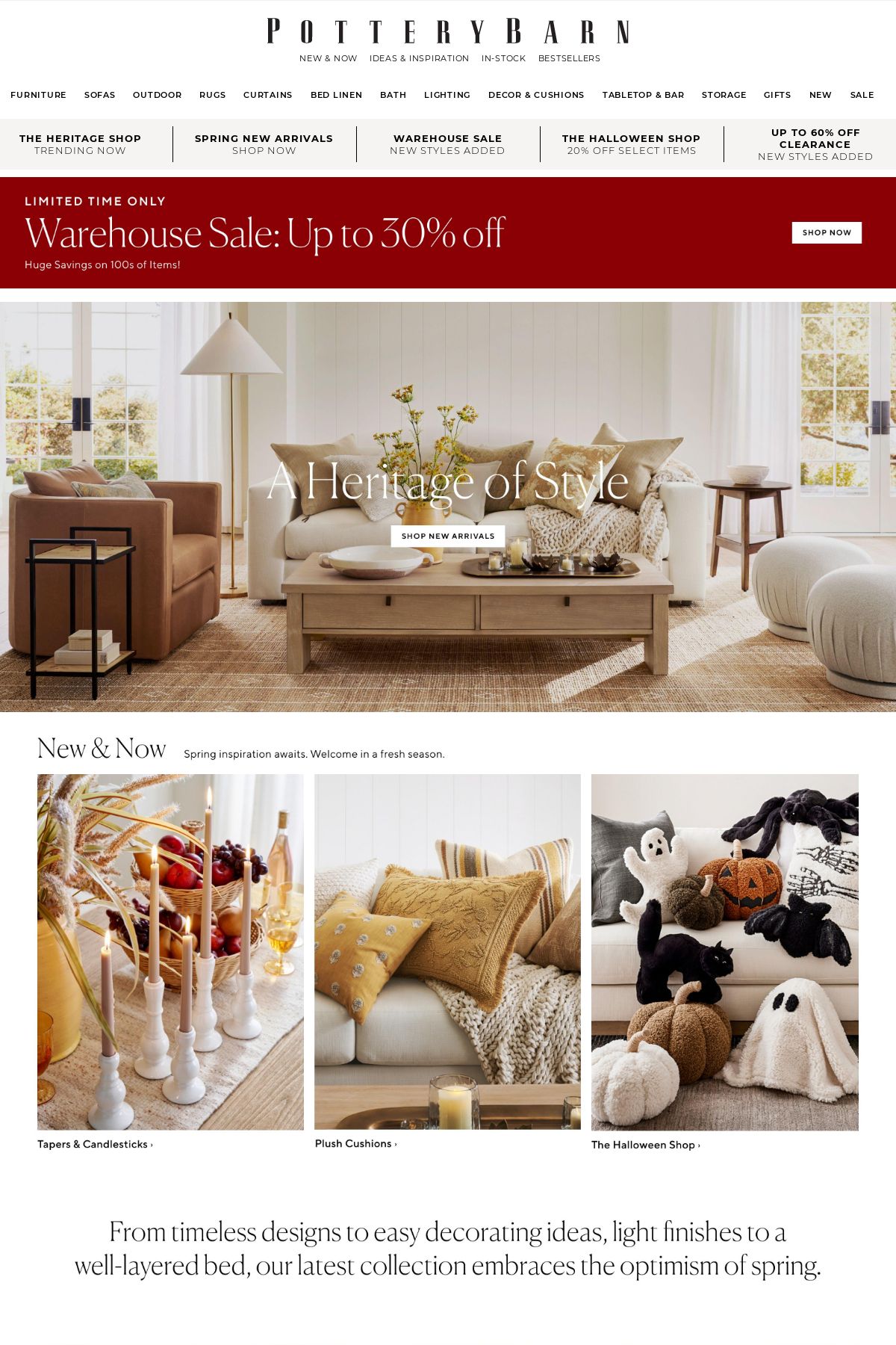 Catalogue Pottery Barn 25.09.2023 - 04.10.2023