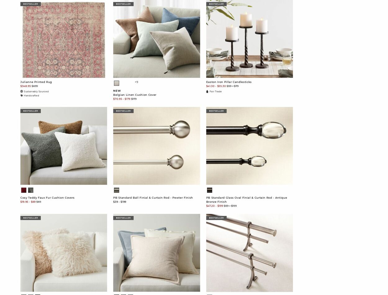 Catalogue Pottery Barn 25.09.2023 - 04.10.2023