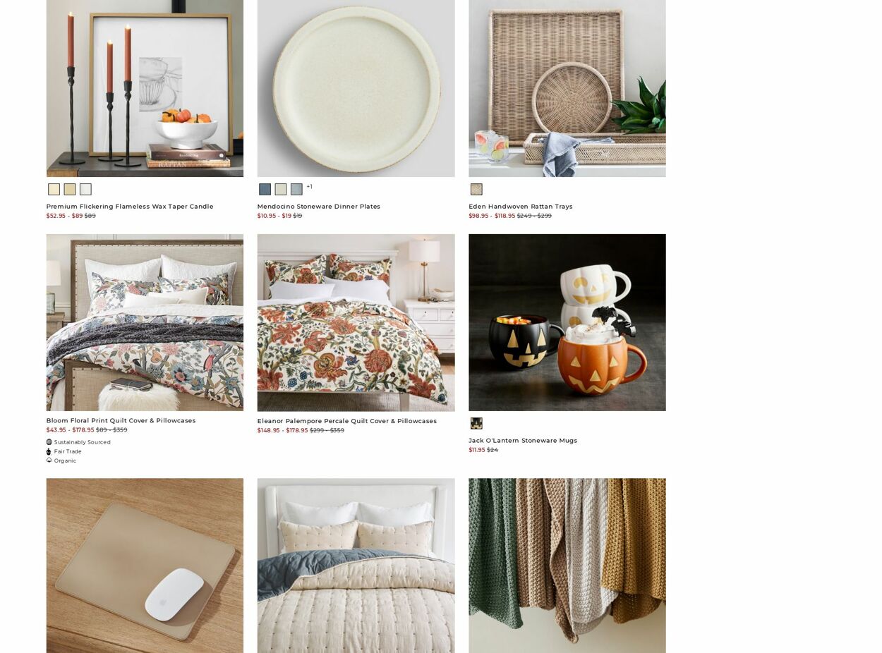 Catalogue Pottery Barn 23.10.2023 - 01.11.2023