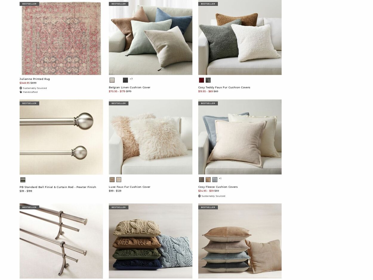 Catalogue Pottery Barn 23.10.2023 - 01.11.2023