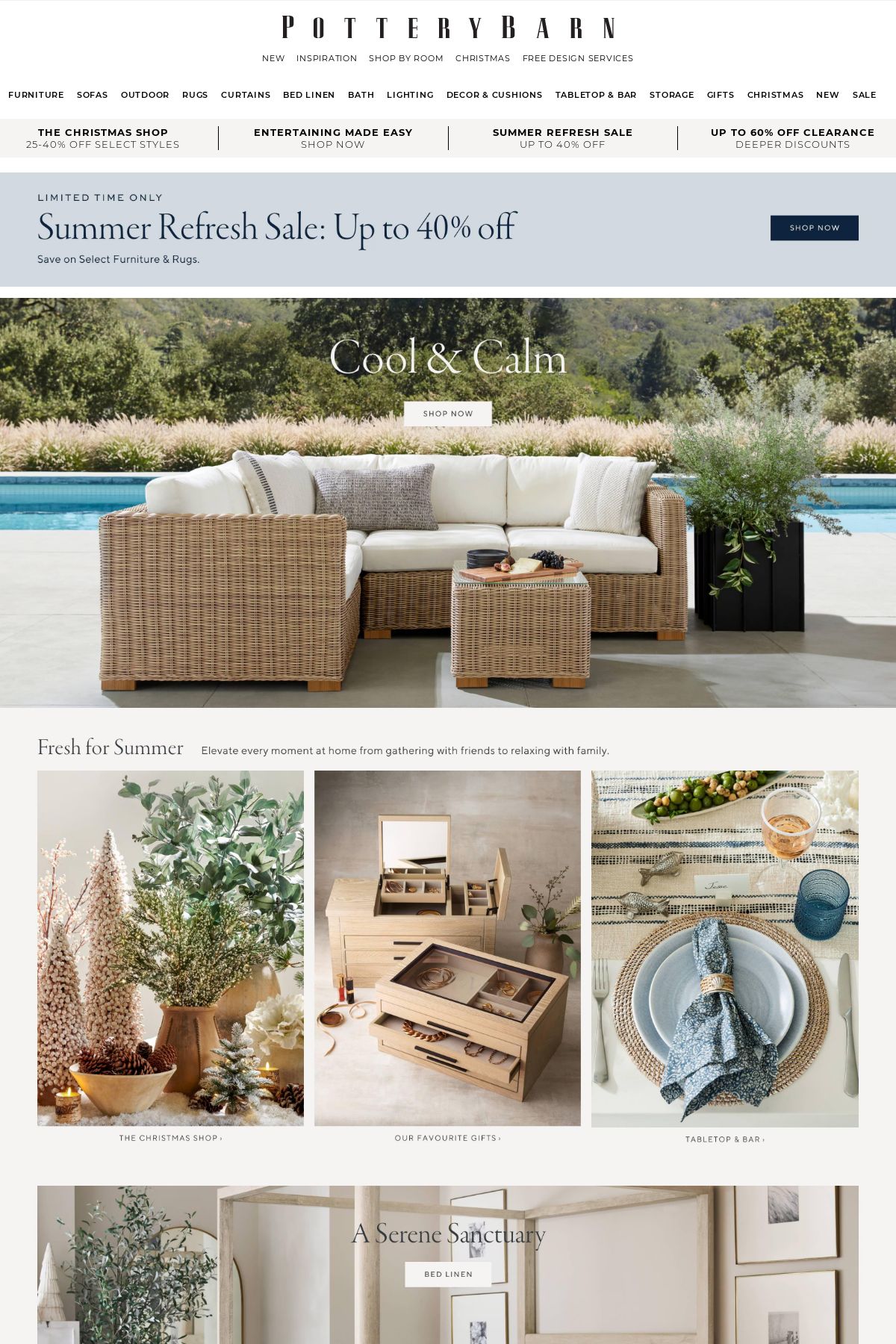 Pottery Barn Promotional catalogues