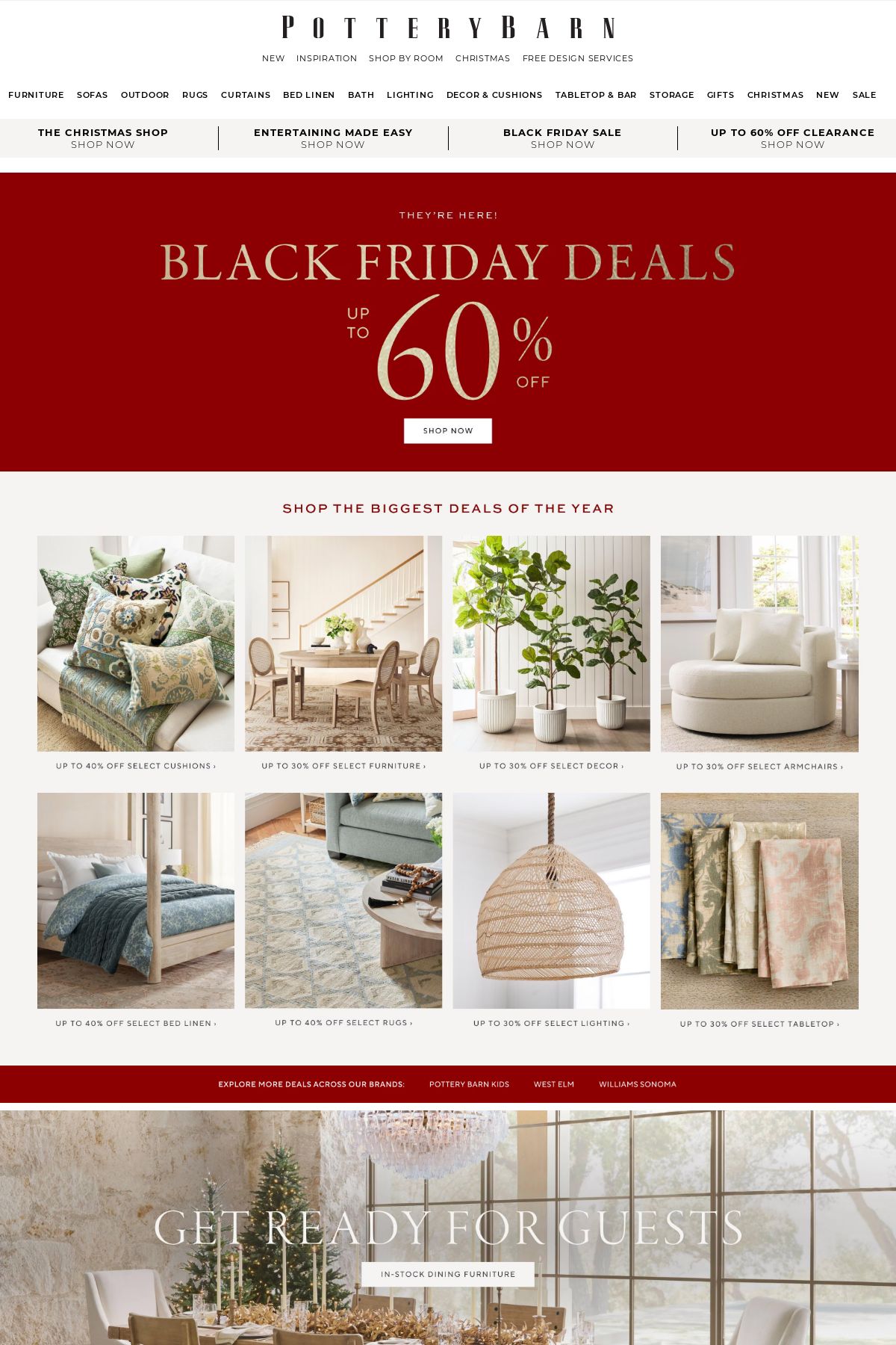 Pottery Barn Promotional catalogues