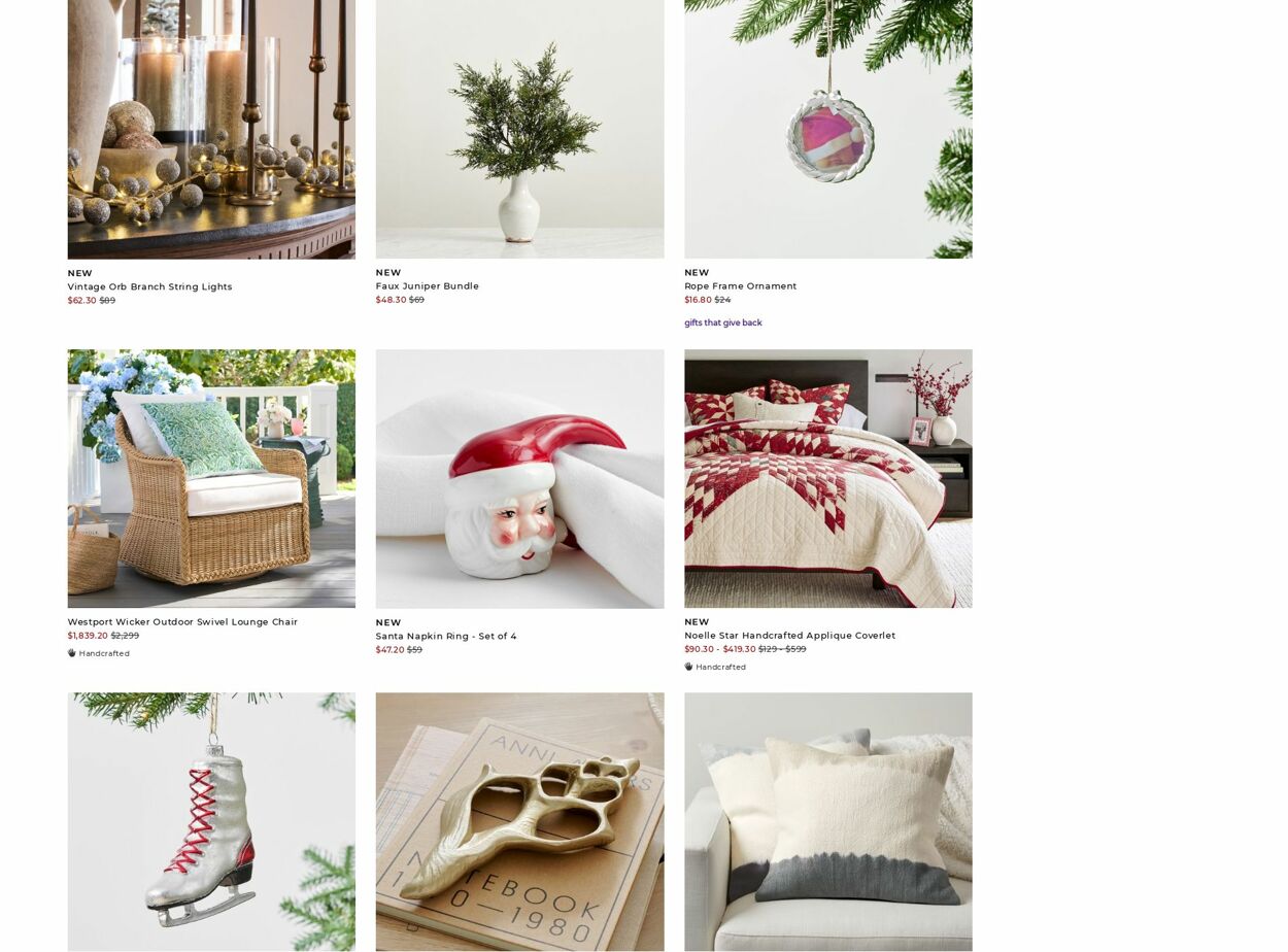 Catalogue Pottery Barn 04.12.2023 - 13.12.2023