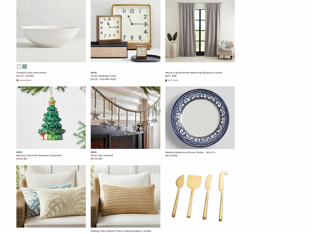 Catalogue Pottery Barn 04.12.2023 - 13.12.2023