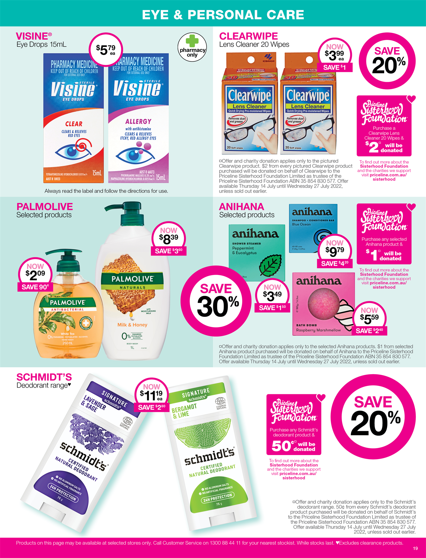 Catalogue Priceline Pharmacy 14.07.2022 - 27.07.2022