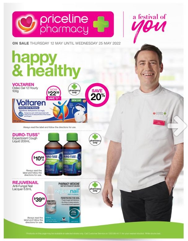 Catalogue Priceline Pharmacy 12.05.2022 - 25.05.2022