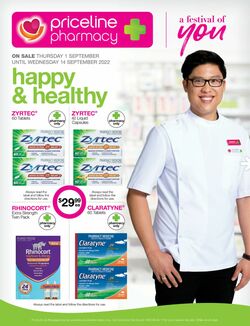 Catalogue Priceline Pharmacy 01.09.2022-14.09.2022