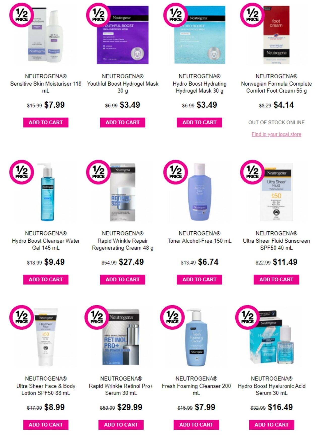 Catalogue Priceline Pharmacy 18.01.2023 - 26.01.2023