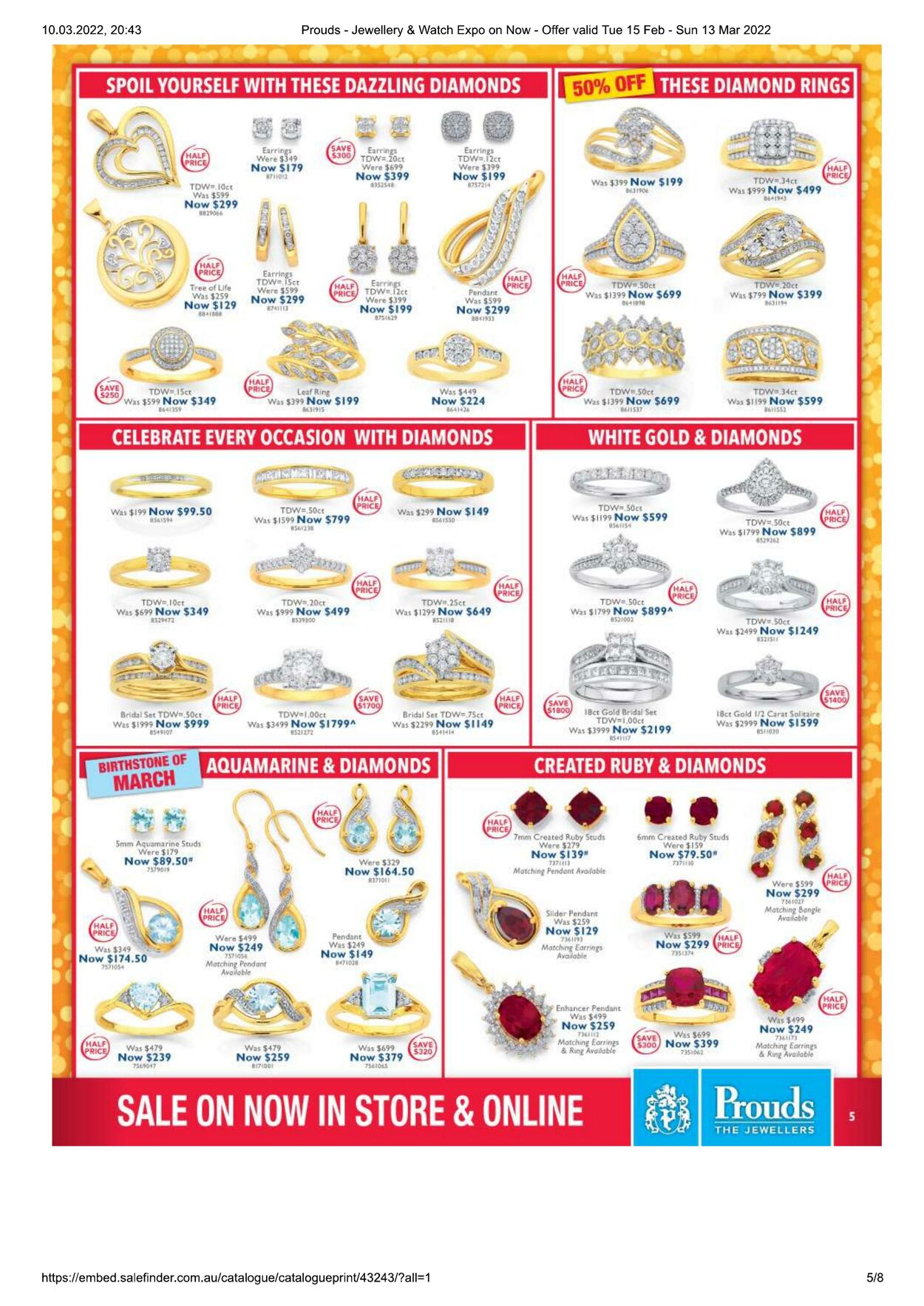 Catalogue Prouds The Jewellers 15.02.2022 - 13.03.2022