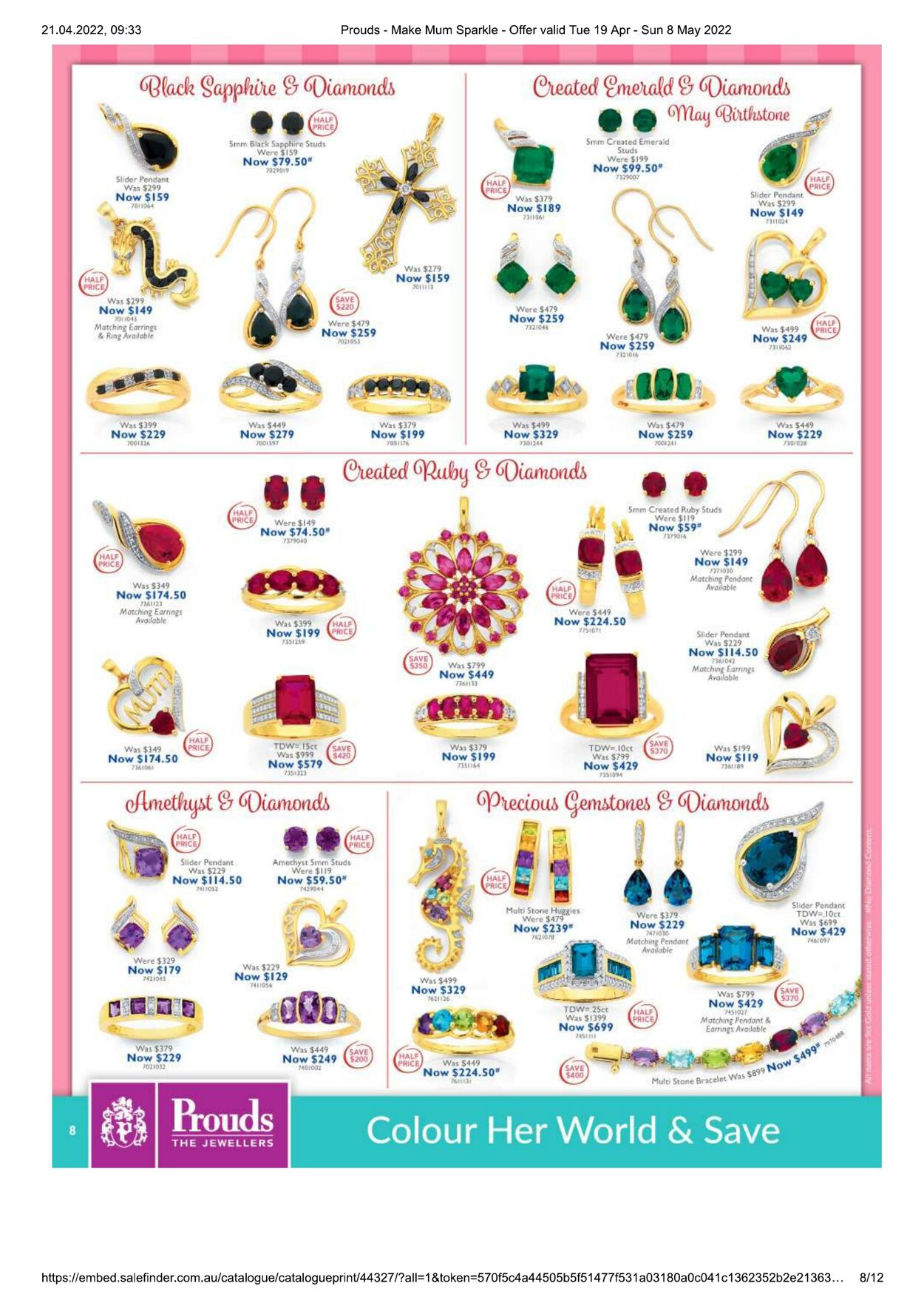 Catalogue Prouds The Jewellers 19.04.2022 - 08.05.2022
