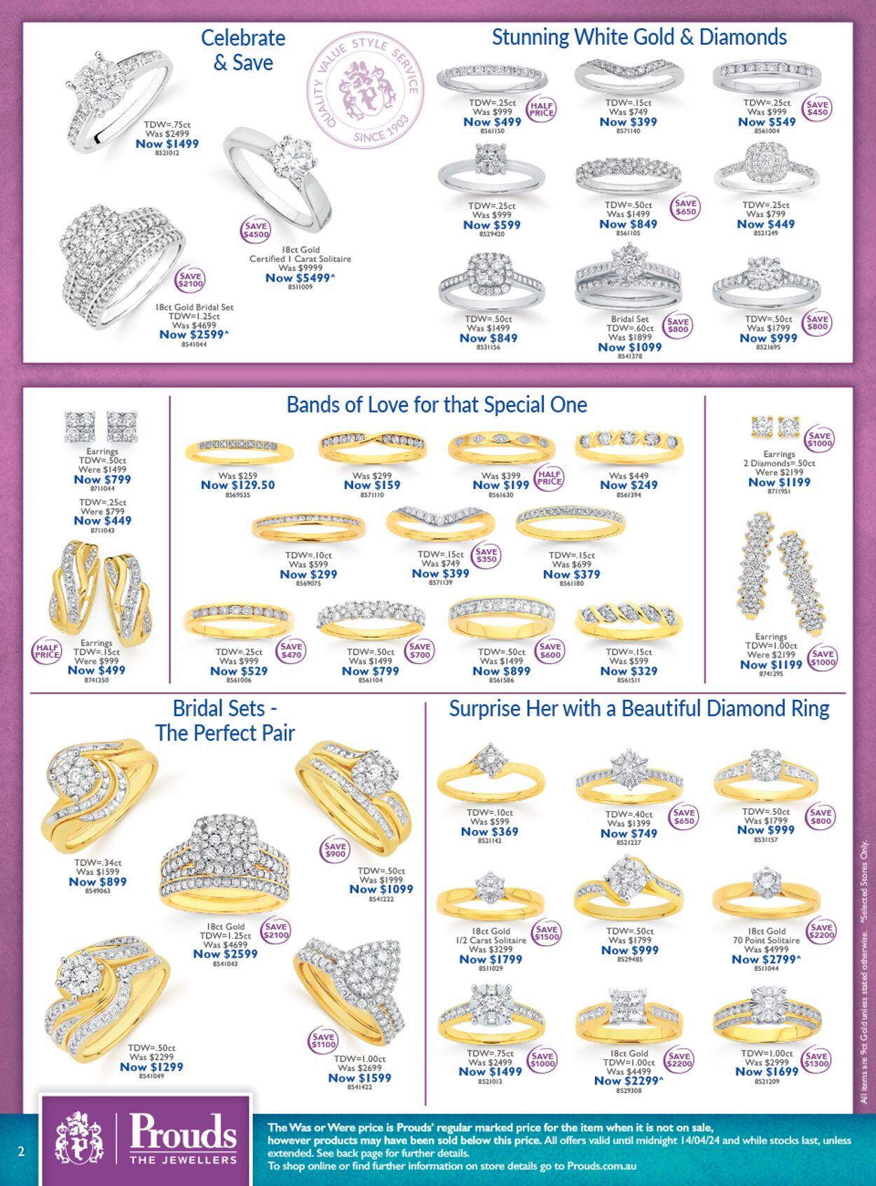 Catalogue Prouds The Jewellers 18.03.2024 - 14.04.2024