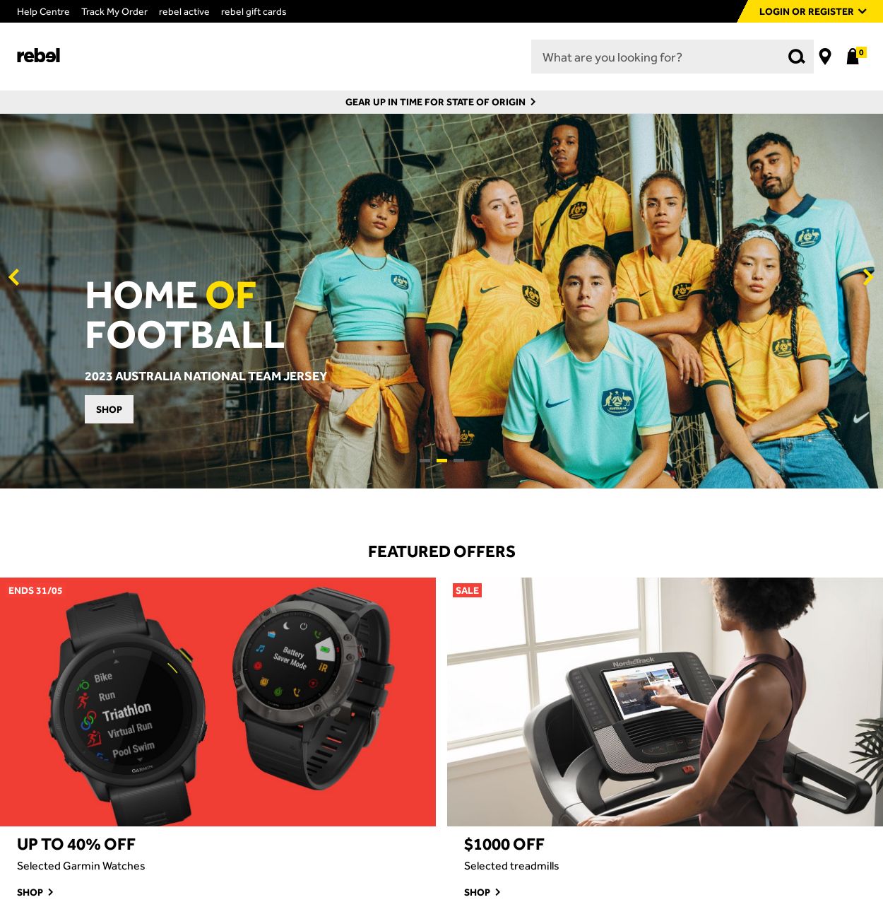 Rebel Sport Promotional catalogues