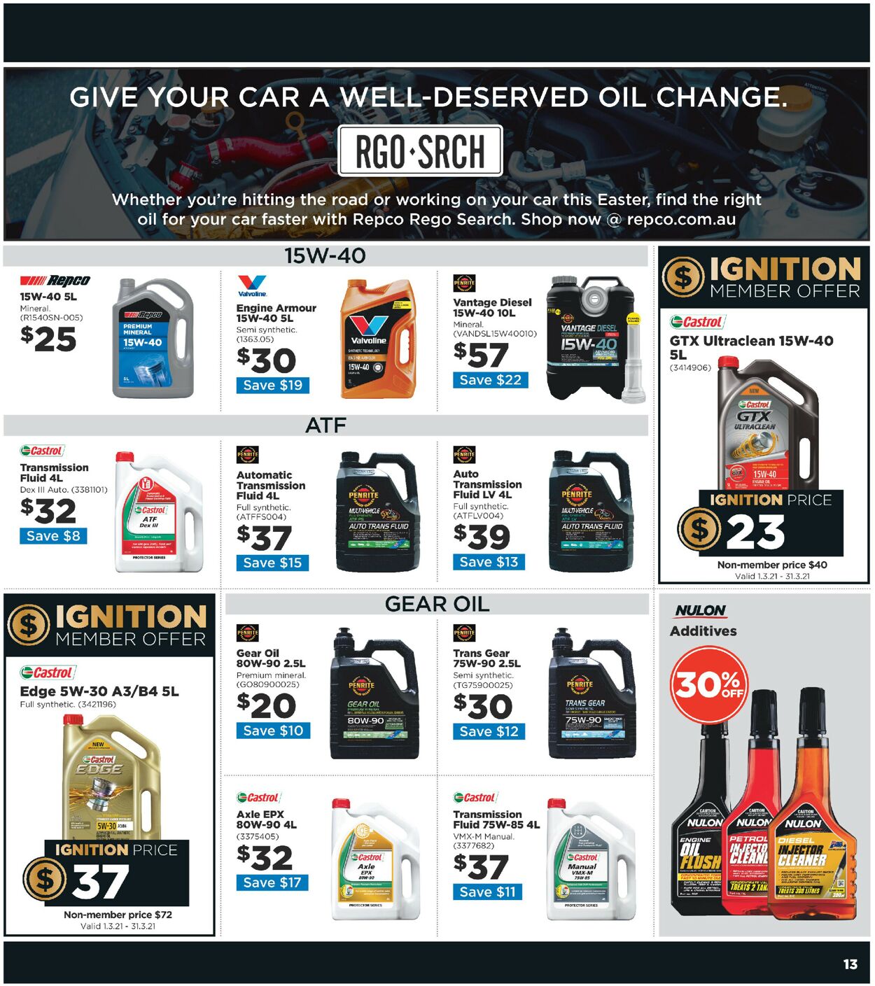 Catalogue Repco 03.03.2021 - 16.03.2021