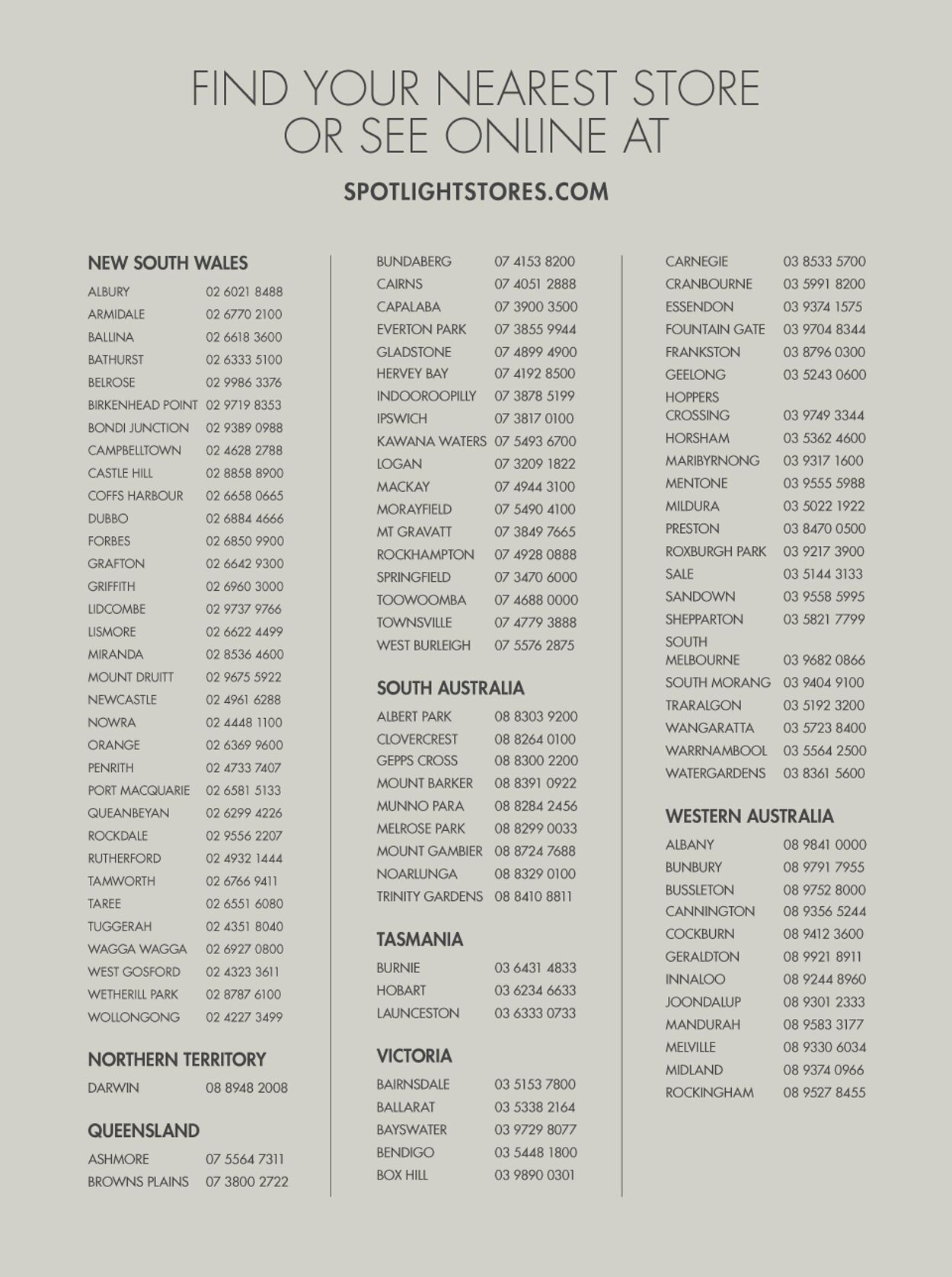 Catalogue Spotlight 13.02.2020 - 31.08.2021
