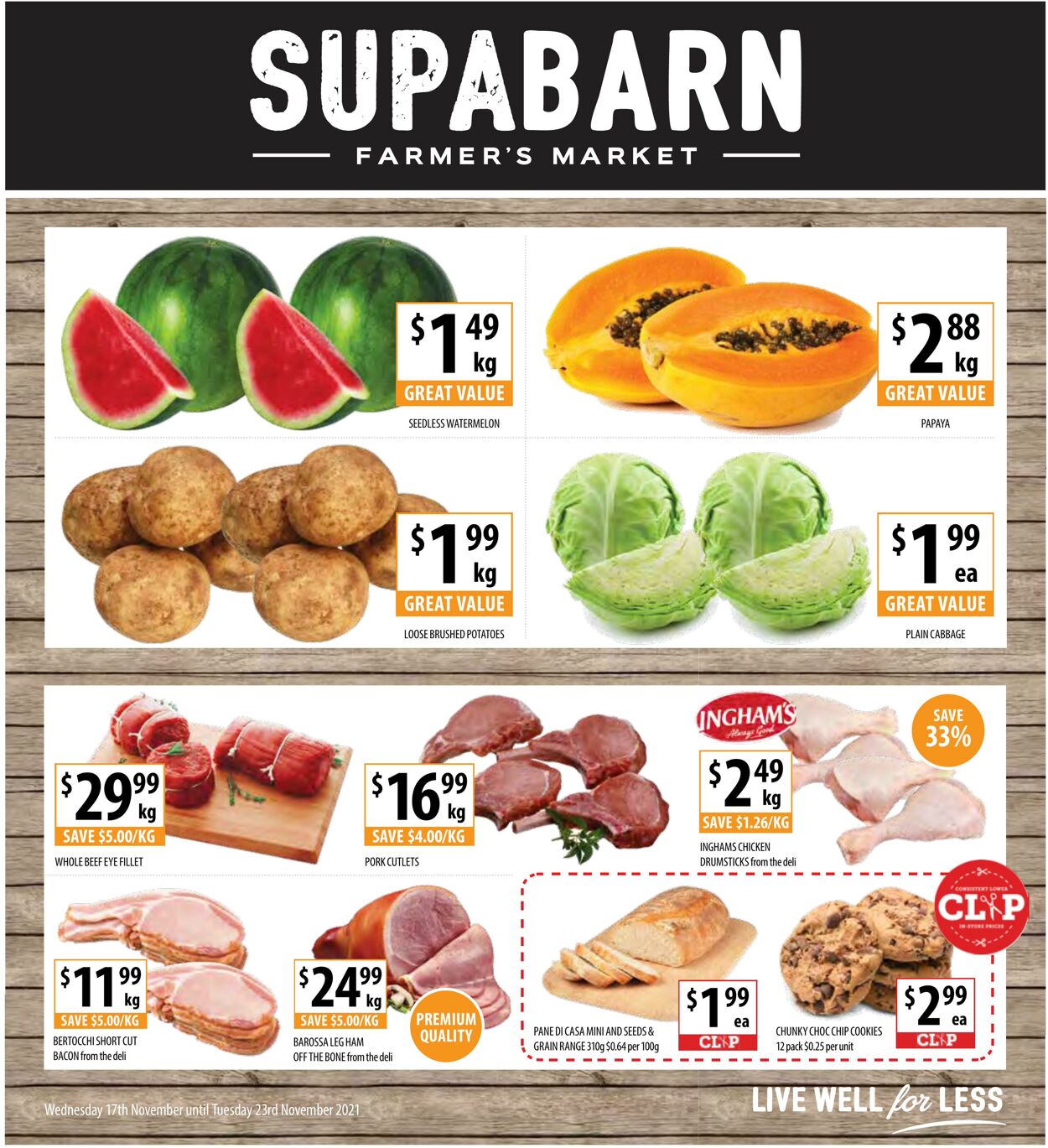 Catalogue Supabarn 17.11.2021 - 23.11.2021