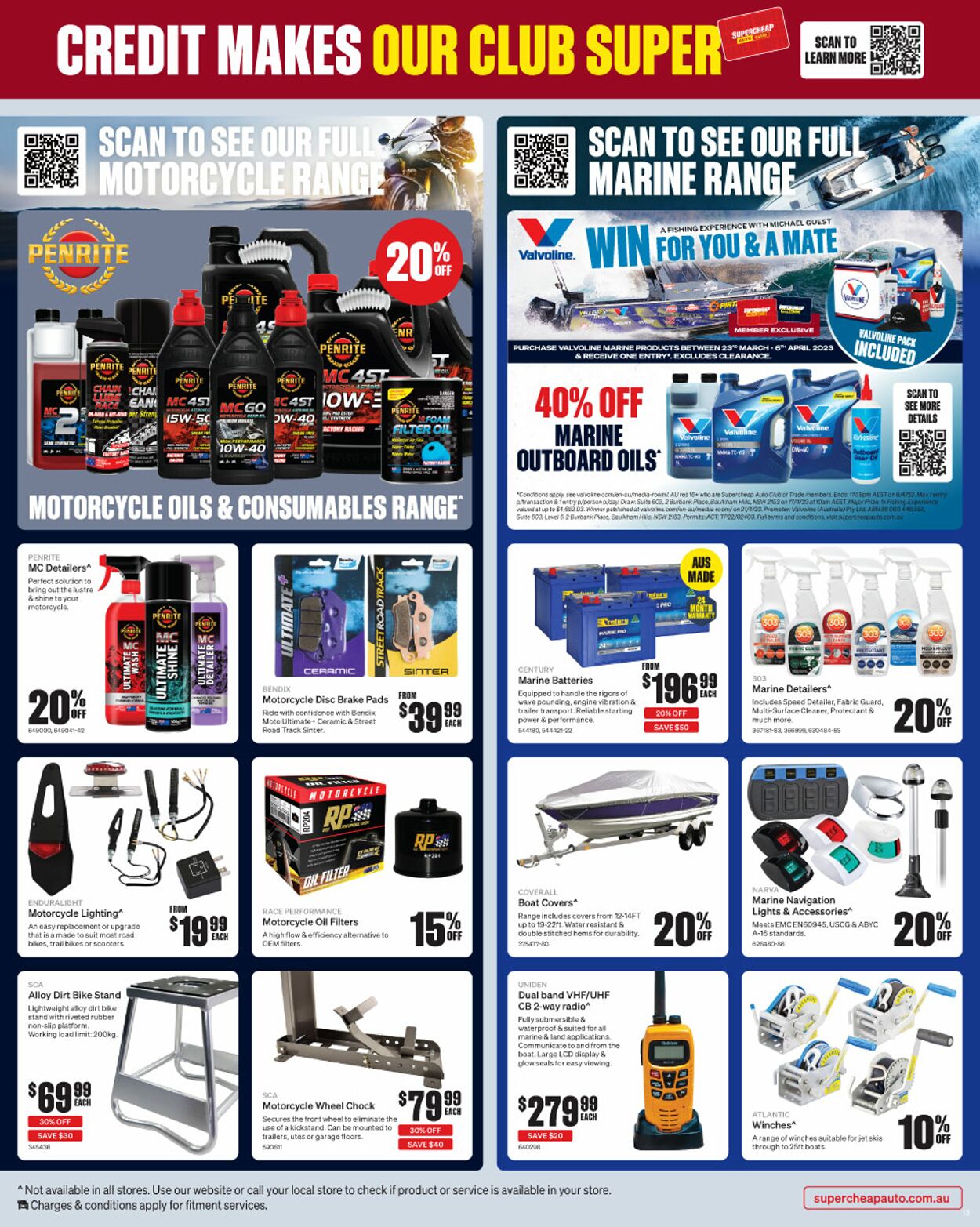 Catalogue Supercheap Auto 23.03.2023 - 06.04.2023