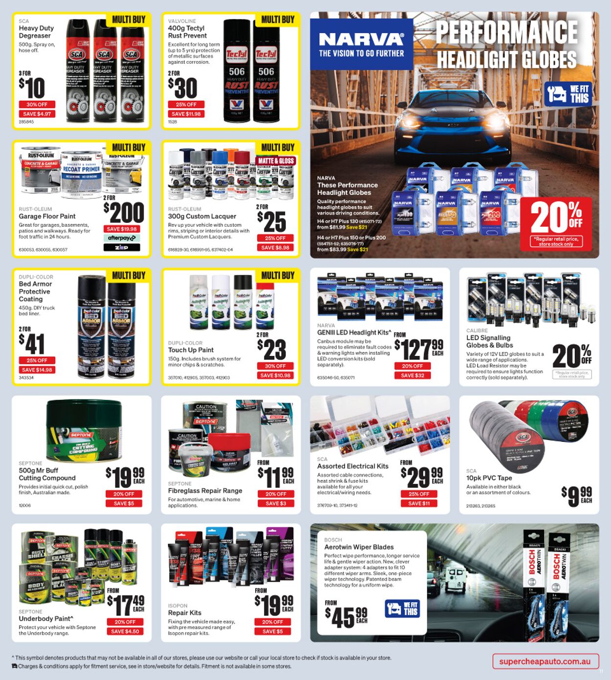 Catalogue Supercheap Auto 20.10.2022 - 30.10.2022