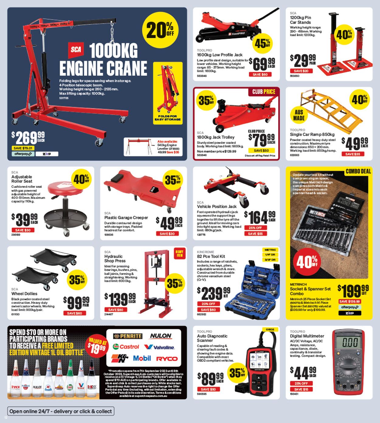 Catalogue Supercheap Auto 07.09.2023 - 24.09.2023