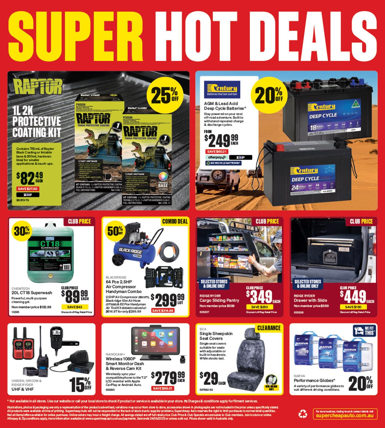 Catalogue Supercheap Auto 07.09.2023 - 24.09.2023