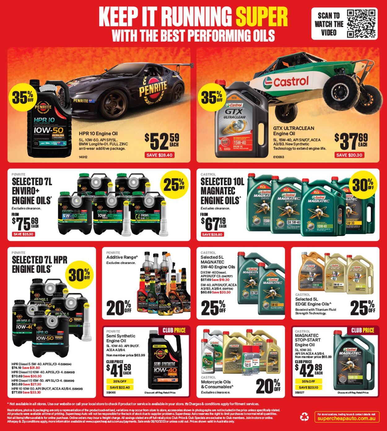 Catalogue Supercheap Auto 26.09.2023 - 08.10.2023