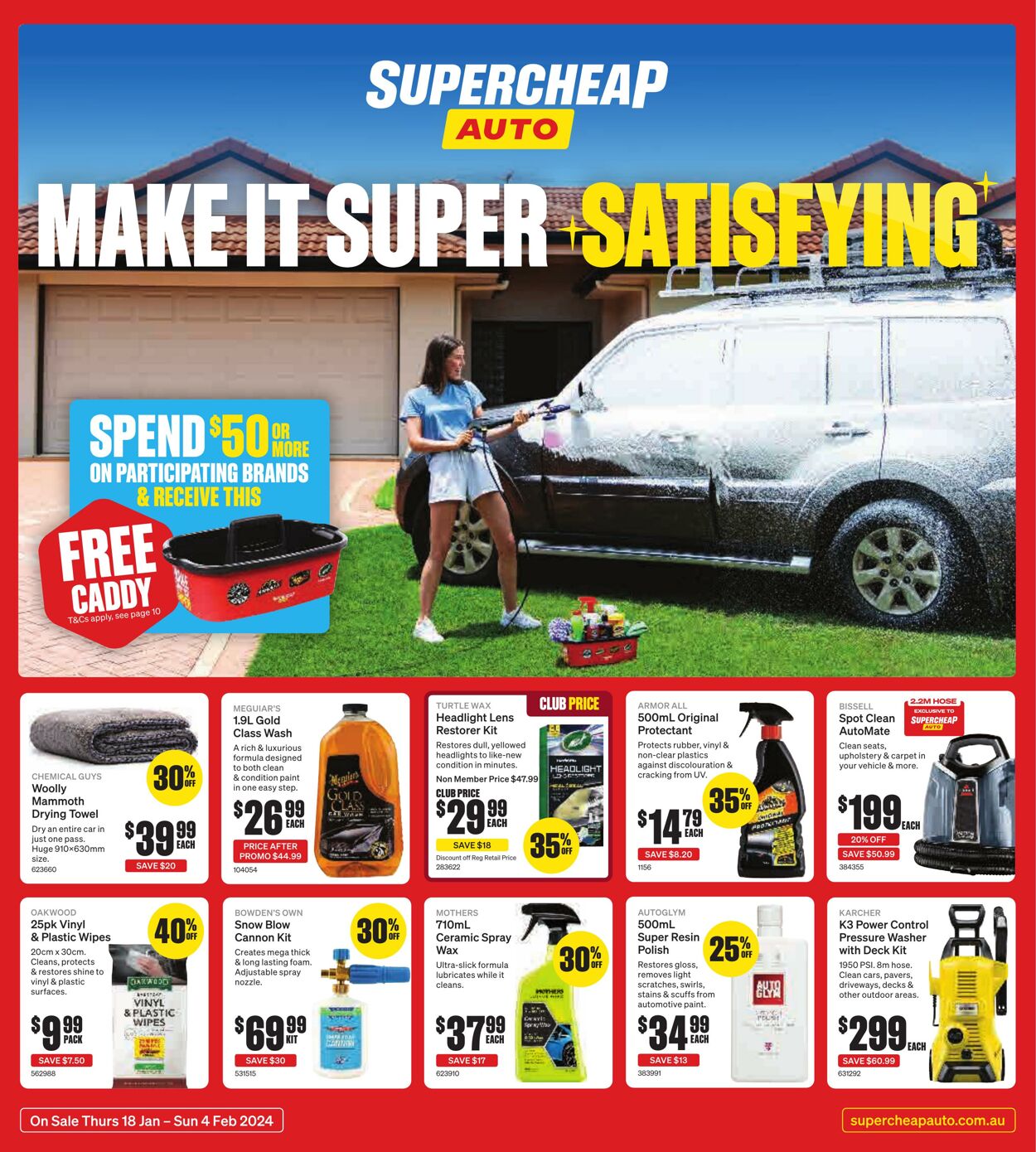 Catalogue Supercheap Auto 18.01.2024 - 04.02.2024
