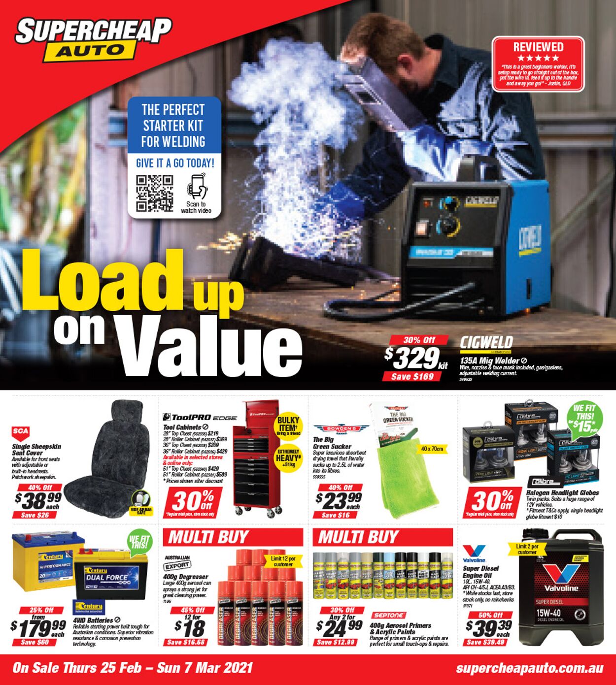 Catalogue Supercheap Auto - Supercheap Auto 25 Feb, 2021 - 7 Mar, 2021