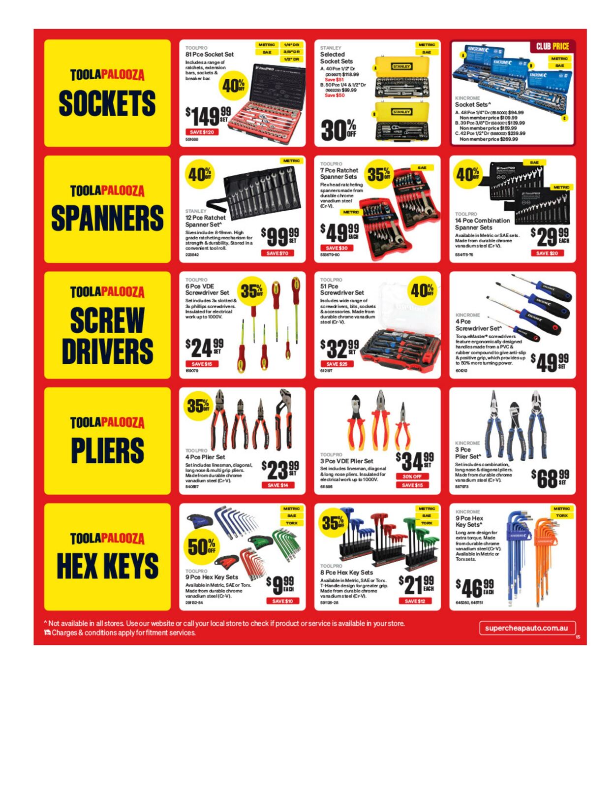 Catalogue Supercheap Auto 01.06.2023 - 11.06.2023