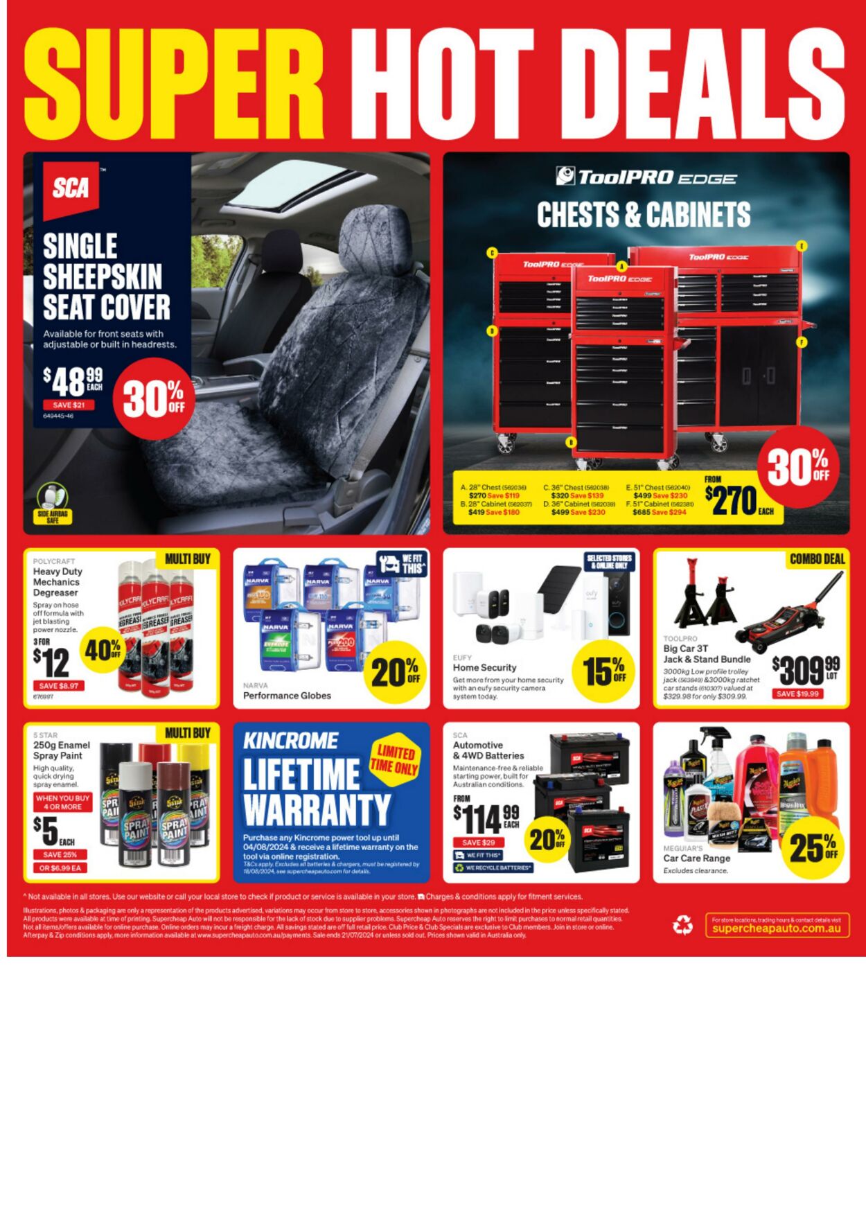 Catalogue Supercheap Auto 04.07.2024 - 21.07.2024